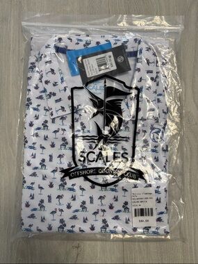 🔥BUNDLESALE Ladies M Scales Quail Ridge Golf Club Performance Polo Shirt